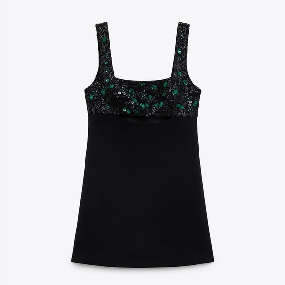 ZARA Bloggers Fav Sequin Dress - Picture 5 of 14